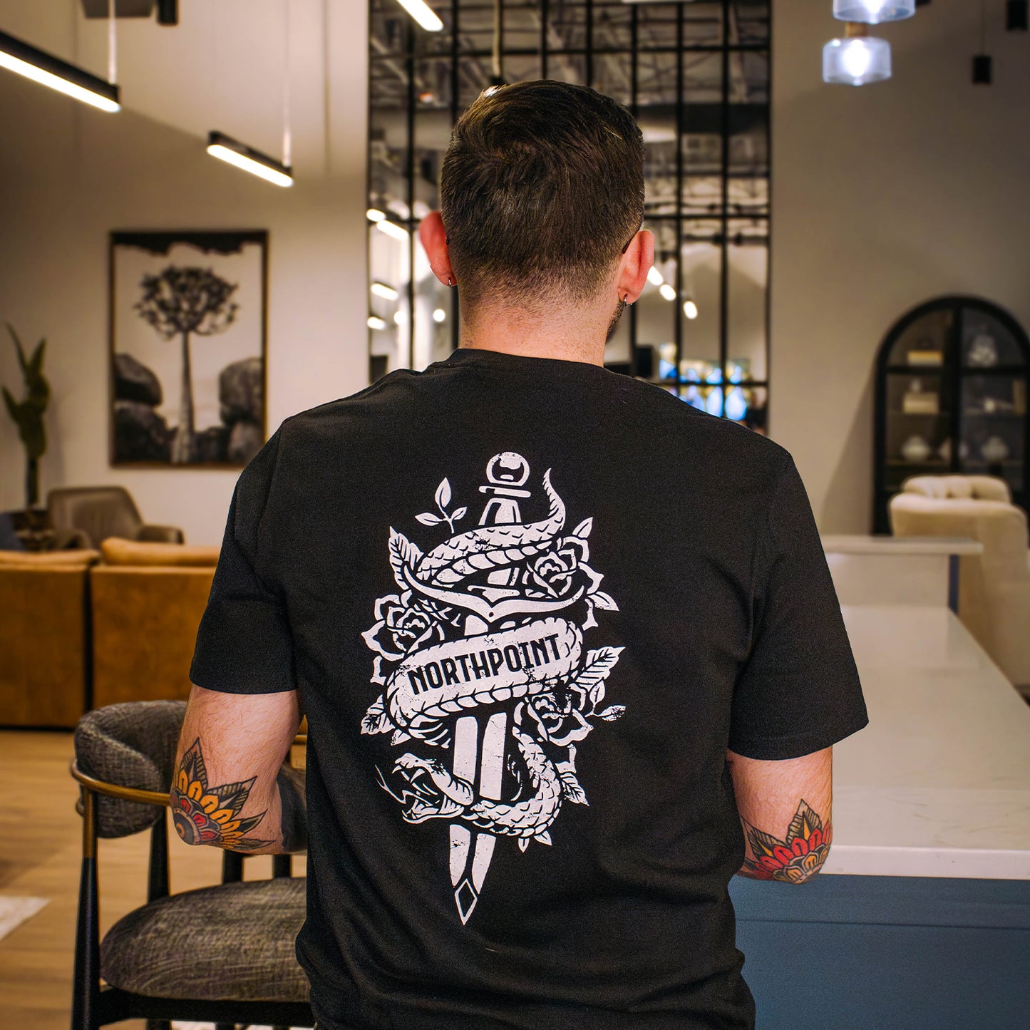 The NorthPoint Dagger Graphic Tee